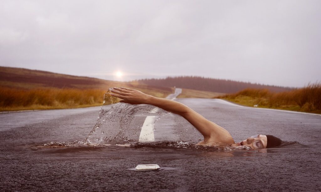 Which is better for getting in shape, swimming or running?